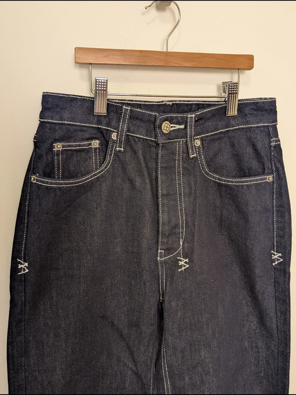 Ksubi Empire Jean Women's Straight-Leg Dark Indigo Jeans Size 26 New Without Tag
